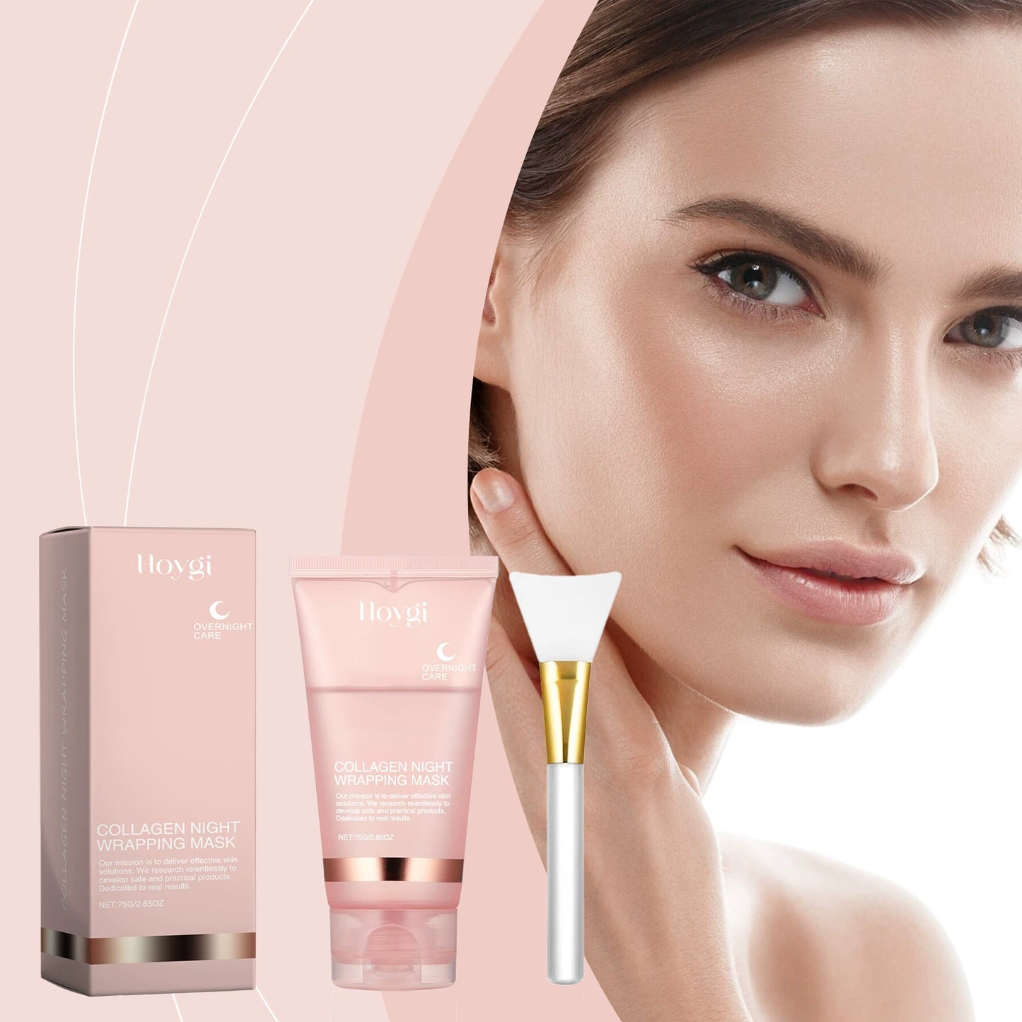 HOYGI Collagen-Boosting Night Mask | Visibly younger skin in just 7 days!